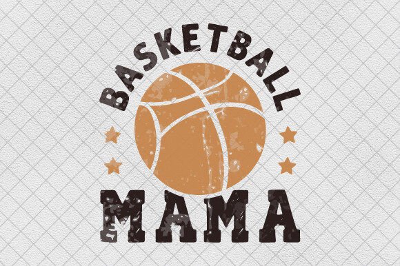 Basketball Mama PNG Coquette Bow Dots Graphics and T-Shirt Designs