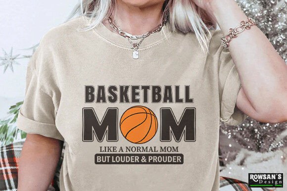 Basketball Mom Like a Normal Mom Graphics and Print Templates
