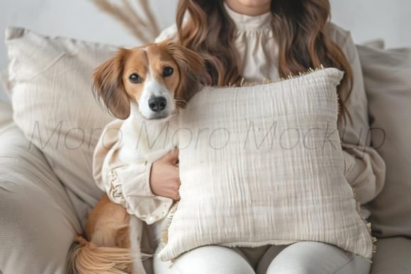 Dog Mom Pillows Mockup Graphics for Pillows Amp