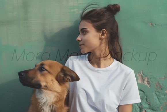 Dog Mom T-shirts Mockup: Graphics for T-Shirts