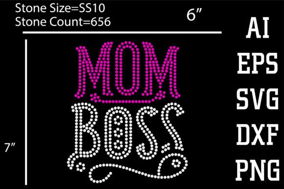 Mom Boss, Rhinestone Design: A Designer’s Take on T-Shirt Designs and Graphics