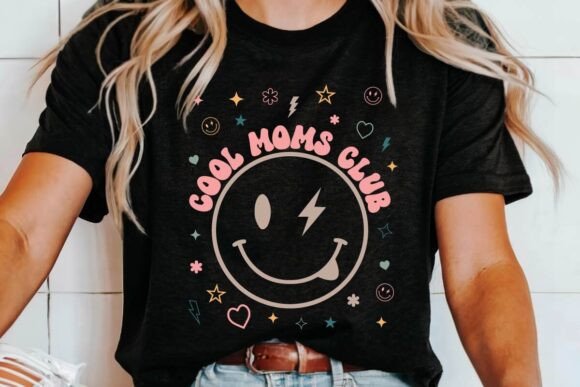 Retro Moms Club Graphics and T-Shirt Designs Review